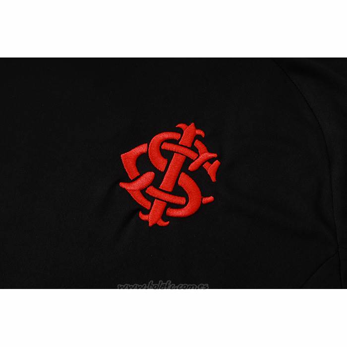 Chandal del SC Internacional Manga Corta 2024-2025 Negro - Pantalon Corto